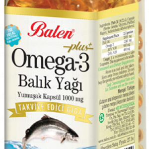 Balen Omega 3 Balık Yağı 1380 mg x 100 Kapsül 