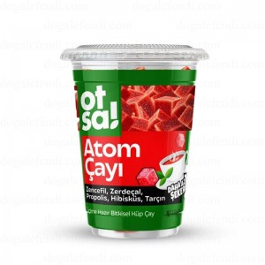 Zencefil Özlü, Hibiskus, Tarçın ve Zerdeçal Harmanlı, Doğal ve Enerji Verici Atom Çayı – 170g