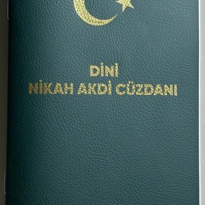 Dini Nikah Cüzdanı (Mehir Defteri)
