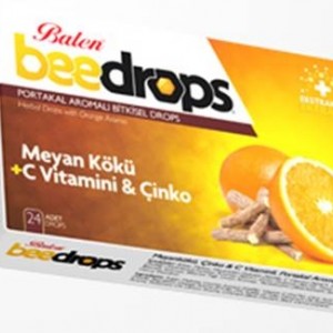 Balen Beedrops Meyan Kökü+C Vit.-Çinko Portakal Aromalı Drops