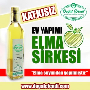 Doğal Efendi Elma Sirkesi 500 Ml.