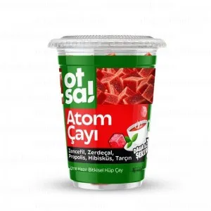 Zencefil Özlü, Hibiskus, Tarçın ve Zerdeçal Harmanlı, Doğal ve Enerji Verici Atom Çayı – 170g